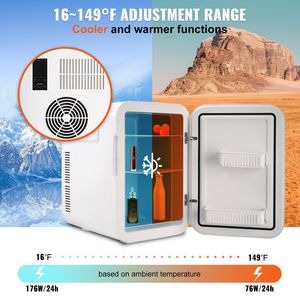 20L Mini Touch Screen Beauty frigo per camera da letto Skincare Makeup AC/DC interruzione di memoria refrigeratore/riscaldatore per bevande bevande - Product Image 3