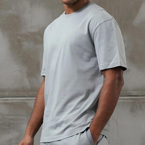 Camisetas de Gimnasio Personalizadas para Hombre, Tejido de Poliéster/Algodón, Impresión de Logotipo Personalizado, Ropa Deportiva - Product Image 5