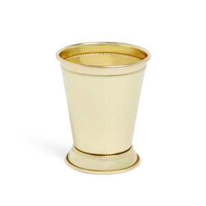 Vaso Mint Julep de Metal Martillado con Borde Clásico de Perlas para Servir Cócteles, Mojitos o Cerveza en Fiestas y Eventos - Product Image 2