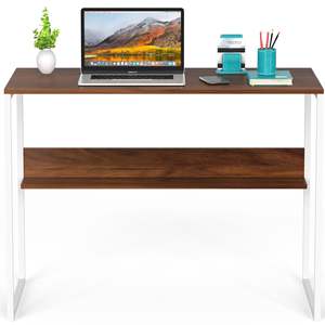 Best Seller Corbyn Solo Engineered Wood Study and <b>Computer</b> Laptop Table for Home or Office, WFH <b>Desk</b>, with Shelves Storage - Product Image 5