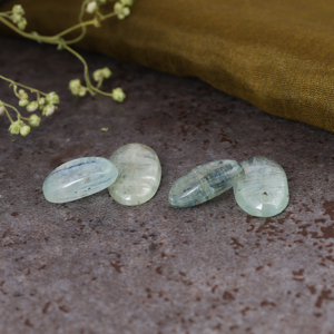 Cianita Azul Verde Natural al por Mayor, Cabujón Ovalado, Piedra Preciosa Suelta para Joyería - Product Image 2