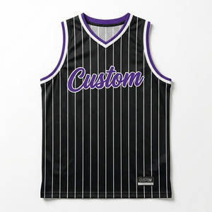 Maillot de basket-ball personnalisé de qualité supérieure, sublimé, sans manches, en mesh, pour équipes, clubs et entraînements, directement du fabricant - Product Image 4