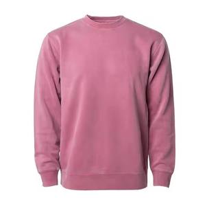 New Fashionable Men's Sweatshirt Crew Neck Sweatshirts Plain Dyed for Winter - Product Image 5