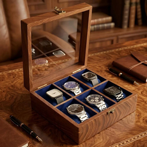 Organizador de Relojes de Madera para Uso Doméstico, Caja de Presentación de Relojes de Madera para Tiendas Minoristas por AYAANS - Product Image 5
