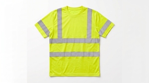 Custom High Visibility Reflective Cotton Silk Screen Printed Safety T-Shirt Short Sleeve Workwear Uniform Pocket Tee Men's - Product Image 3