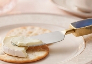 Elegant Gold <b>Cheese</b> <b>Knife</b> <b>Set</b> With Blue Agate Handles Durable Metal Utensils For Kitchen Dining Use And Restaurant Use - Product Image 5
