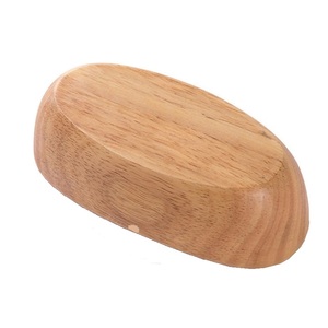 Tazón Ovalado de Madera Pulida Hecho a Mano para Servir, Decorativo para Bodas, Ensaladas, Frutas, Uso Doméstico y en Restaurantes - Product Image 2