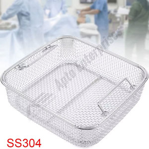 Mesh Wire Tray Stainless Steel Dental Sterilization Mesh Tray <b>Rack</b> Holloware Surgical Mesh Wire Tray Surgical Medic Instrument - Product Image 6