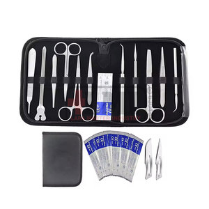 Kit de dissection pour étudiants en biologie médicale et vétérinaire, instruments chirurgicaux pour interventions mineures, instruments chirurgicaux manuels en acier inoxydable CE - Product Image 5