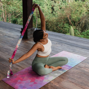 สายรัดออกกำลังกายแบบยืดหยุ่น ผลิตจากผ้าฝ้ายโพลีเอสเตอร์เนื้อนุ่ม หลายสี รุ่นใหม่ล่าสุด ปี 2026 สำหรับออกกำลังกาย โยคะ พิลาทิส เหมาะสำหรับผู้ชายและผู้หญิง ระบายอากาศได้ดี รับผลิตแบบ OEM - Product Image 4