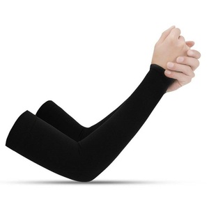 Manchons de compression rafraîchissants à séchage rapide, sans couture, couleur personnalisée, longue durée, pour la randonnée, le cyclisme, protection solaire UV, unisexe - Product Image 1