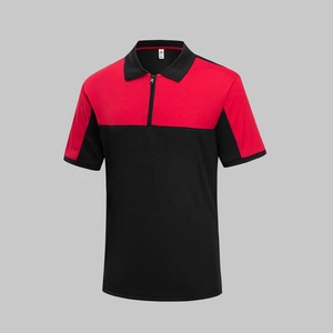 Camiseta Polo de Trabajo de Alta Visibilidad para Hombre, de Poliéster, Manga Corta, Impermeable, Antibacteriana, Diseño de Bloques de Color Azul Marino y Blanco - Product Image 2