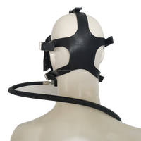 Masque de plongée intégral - Prêt pour la communication avec régulateur équilibré, double joint en silicone et harnais 5 points