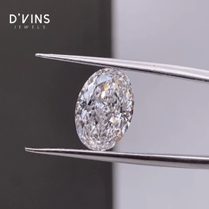 Diamante CVD Ovalado de 3.55ct, Color D, Claridad VS1, Relleno, de D'vins Jewels, para Joyería - Product Image 1