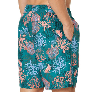 Shorts d'été décontractés pour hommes SELF INDUSTRIES 100 % coton, taille mi-haute avec cordon de serrage, couleur unie, séchage rapide, durables, légers, avec poches - Product Image 4