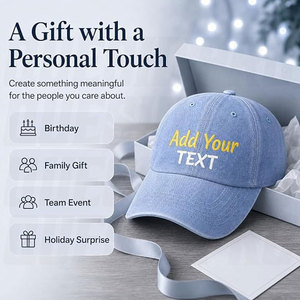 Custom Soft Baseball <b>Cap</b> Personalized Embroidered Golf <b>Hat</b> UPF50+ Design Your Own Logo Adjustable Cotton Sports <b>Cap</b> Men Women - Product Image 4