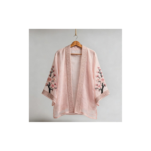 Caftán Midi para Mujer con Estampado Geométrico, Cuello Redondo, Estilo Étnico, Uso Diario, Caftán de Algodón Transpirable para Mujeres Musulmanas - Product Image 2