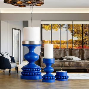 Portavelas decorativo para sala de estar, decoración para mesa de comedor, portavelas decorativo para el hogar, ideal para regalo, portavelas decorativo de alto brillo - Product Image 6