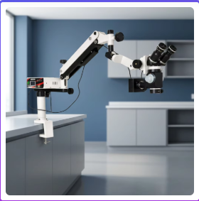 Microscope de chirurgie dentaire endodontique à 5 grossissements, fixation sur table, le plus vendu - Product Image 2
