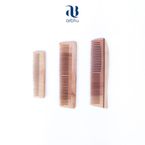 Peigne en bambou biodégradable écologique, peigne en bois, brosse à cheveux - Product Image 4