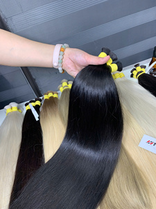 Extensiones de Cabello Vietnamita Virgen Natural Liso de Alta Calidad, Cabello de un Solo Donante, Doble Trama, 100 Gramos, Color Más Claro - Product Image 6
