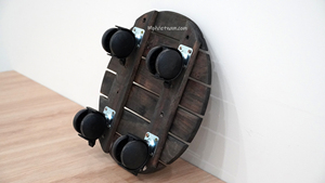 Versátil soporte de madera para plantas de 16 pulgadas con ruedas ecológico duradero para jardín, patio, balcón y decoración interior, origen de Vietnam - Product Image 3