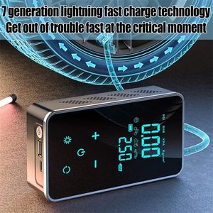 Intelligent Car-mounted Inflator Wireless Digital Display Touch Screen Tire <b>Inflation</b> Pump Convenient Mounted <b>Inflation</b> Pump - Product Image 2
