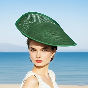 Nuevas bases de sombrero de lino tipo tela para mujer, estilo Derby, elegantes, ajustables, para fiestas, venta al por mayor, bases de fascinators. - Product Image 3