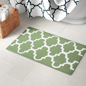 High Absorbency 100% Cotton Anti-Slip Eco-Friendly Bath <b>Mats</b> Durable Non-Fading Easy Wash for Home & Hotel Daily Use - Product Image 5