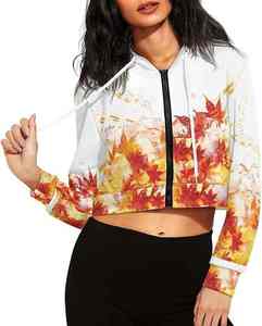 Sudadera de Verano para Mujer, de Alta Calidad, con Estampado Floral en Degradado Pastel, Suave, Ligera, Informal, Moderna, con Impresión por Sublimación - Product Image 4