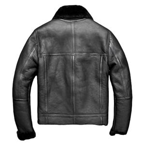 High Quality Made Men's <b>Real</b> <b>Leather</b> <b>Jacket</b> Zipper Style Fashion Biker <b>Jacket</b> Personalized Logo Private Label - Product Image 4