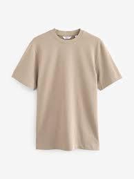 เสื้อยืดทรงบ็อกซี่แบบหนาพิเศษ - ผ้าฝ้ายพรีเมียม 100% เสื้อสตรีทแวร์โอเวอร์ไซส์ - สีเบจคากี สำหรับส่งออกฤดูกาลปี 2026 - Product Image 2