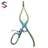 Ouvre-bouche de pêche en acier inoxydable, jauge de bouche, écarteur de lèvres, outil de pêche, couleur arc-en-ciel, qualité OEM