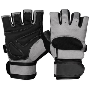 Guantes de Entrenamiento de Cuero Personalizados con Soporte para Muñeca, Secado Rápido, Transpirables, para Levantamiento de Pesas, Ciclismo en Casa, Entrenamiento en Gimnasio, Unisex - Product Image 4