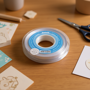 Nastro in Raso Ilan 1.0cm 25Y Argento Placcato D32 - Product Image 2