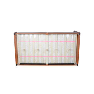 Lit double pour tout-petits en bois massif, rembourré en velours, confortable, écologique et durable, idéal pour appartement, chambre, école, hôtel - Product Image 6