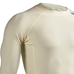 <b>Men's</b> Short Sleeve Rash Guard <b>Swim</b> <b>Shirt</b> UV Protection Quick Dry Breathable Polyester Customizable Options - Product Image 4