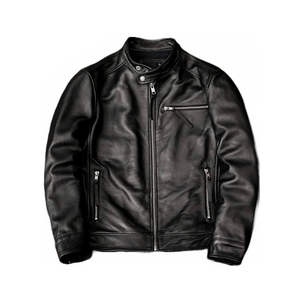 Stylish Men's Leather Fashion Jacket with Premium Quality Waterproof Front Logo-Trendy Urban Outfit - Product Image 1
