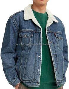 แจ็คเก็ตยีนส์ผู้ชายคอตั้งสีสันตามสั่ง สไตล์ไฮสตรีทล่าสุดปี 2024 ผ้าฟลีซทนทาน แห้งเร็ว ระบายอากาศได้ดี - Product Image 3