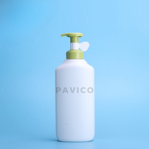 Bouteille de shampoing en plastique HDPE blanc de 1300 ml certifiée ISO 9001 avec pompe, design personnalisé et impression sérigraphique OEM/ODM, Nouveauté Pavico - Product Image 5