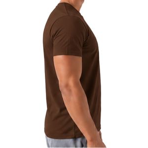 Camiseta Casual de Manga Corta para Hombre, Cuello Redondo, Estilo Diario, Ropa Urbana Simple, Camiseta Básica Cómoda, OEM ODM - Product Image 3