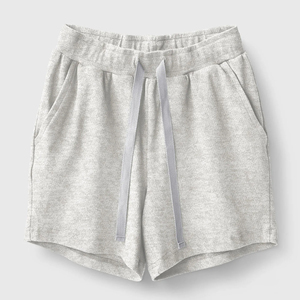 Pantalones Cortos de Algodón Gris para Hombre, con Cordón, Casuales, de Cintura Media, con Bolsillos, Transpirables, Tejidos, Precio al por Mayor - Product Image 3