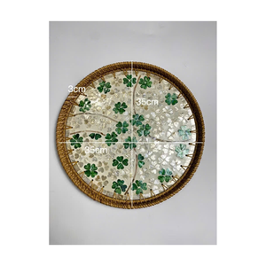 Natural Woven Rattan Tray Product For Multi Purpose Use - Product Image 5