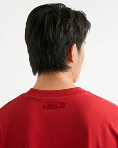 Camiseta de Hombre 100% Algodón Estampada con Cuello Redondo, Corte Cuadrado, Largo Recortado, Estilo Urbano, Logotipo Personalizado, Oversize, Manga Corta, Transpirable y Ecológica - Product Image 5