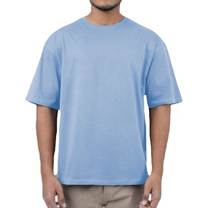 เสื้อยืดโอเวอร์ไซส์ผู้ชาย ผ้าเจอร์ซีย์คอตตอน 100% น้ำหนัก 180 กรัม แขนสั้น คอกลม สีพื้นเรียบ  รับสกรีนโลโก้แบบดิจิทัล เป็นมิตรต่อสิ่งแวดล้อม - Product Image 5
