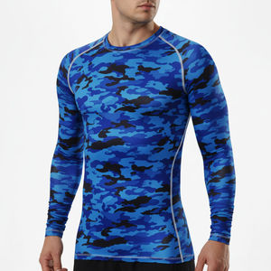 OEM Stylish Design Unisex Boys Adult Rash Guard Lightweight Compression Sublimated Clothing Supplier UPF50+ Quick Dry - Product Image 3