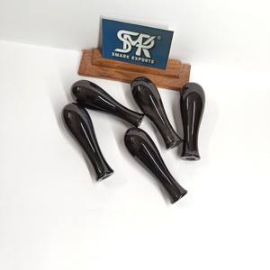 Cuchilla de Cuerno de Búfalo Ecológica con Acabado Liso y Mango Negro Hecho a Mano para Herramientas de Bricolaje, Restauración y Fabricación Personalizada - Product Image 3