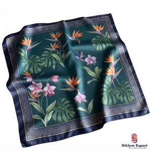 Écharpe carrée personnalisée de qualité supérieure, accessoires de mode légers, fabricant OEM ODM, produits en tissu personnalisés de Taïwan, vente en gros - Product Image 4