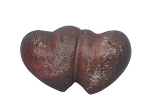 Heart Shape American Style Cremation Urn TWO HEART CLONE Customizable Designs for Adult Double heart keepsake - Product Image 1