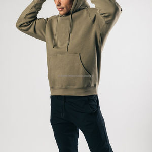 Sweat-shirt de luxe à col montant, de haute qualité, en coton biologique lourd, sweat-shirt à logo personnalisé, sweat-shirt à col rond surdimensionné - Product Image 6